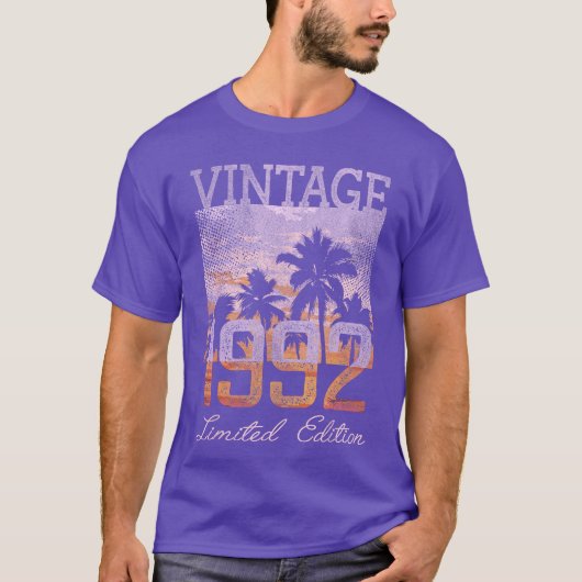 1992年ヴィンテージ限定版33歳の贈り物 33歳 Tシャツ (正面)
