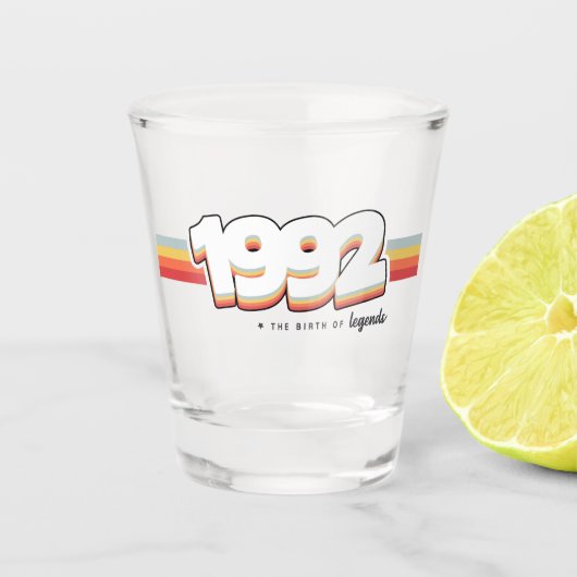 1992年伝説の誕生 ショットグラス (正面)