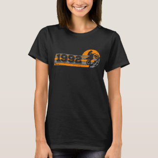 1992年式クラシックバイク 誕生日ギフト バイク モーターサイクル Tシャツ