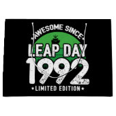 1992年素晴らし閏年日以後2月29誕生日 ラージペーパーバッグ (正面)