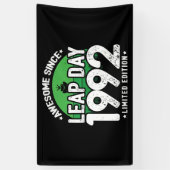 1992年素晴らし閏年日以後2月29誕生日 横断幕 (縦)