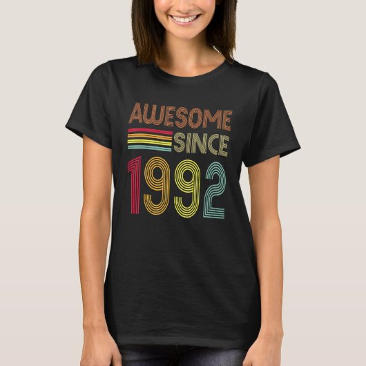1992年素晴らし30歳の誕生日レトロ以来 Tシャツ (正面)