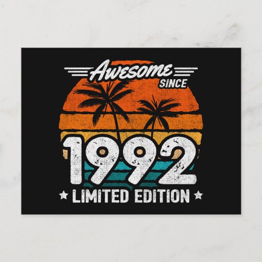 1992年限定復刻デザイン かっこいい1992年からずっと ポストカード (正面)