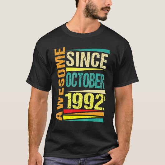 1992年10月30誕生以来30年の伝説 Tシャツ (正面)
