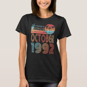 1992年10素晴らし月30誕生以来30歳 Tシャツ