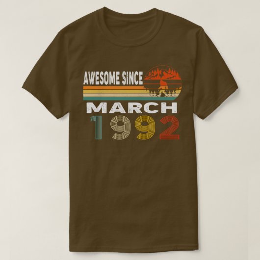 1992年3月から最高！ Tシャツ (デザイン正面)