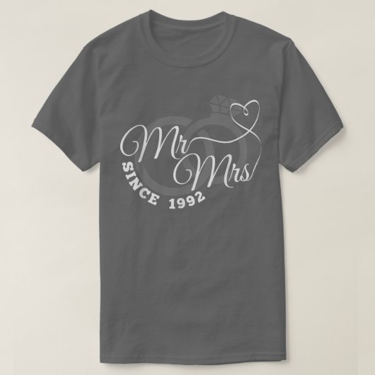 1992年30周年記念マッ結婚ク以来 Tシャツ (デザイン正面)
