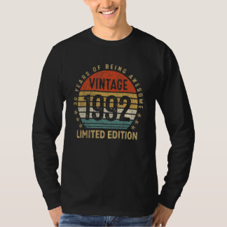 1992年30歳生まれヴィンテージ30歳Ret Tシャツ
