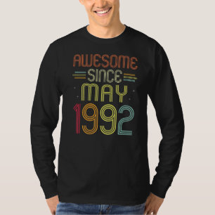 1992年5月素晴らし30歳から30歳 Tシャツ