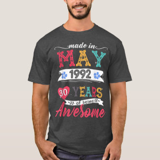 1992年5月30歳素晴らしで作られる Tシャツ