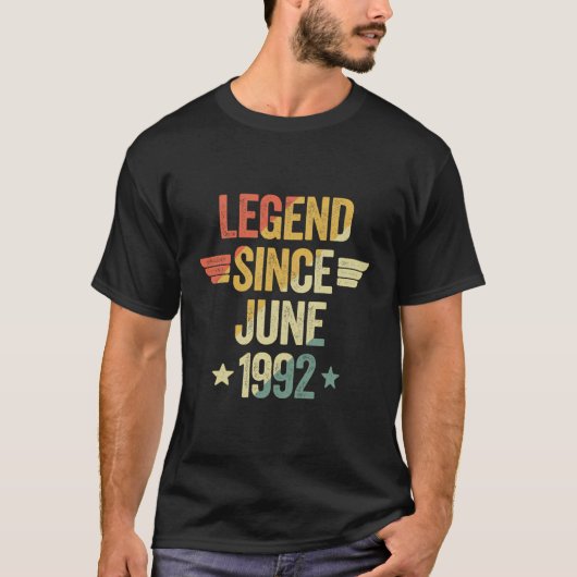 1992年6月以来の伝説 Tシャツ (正面)