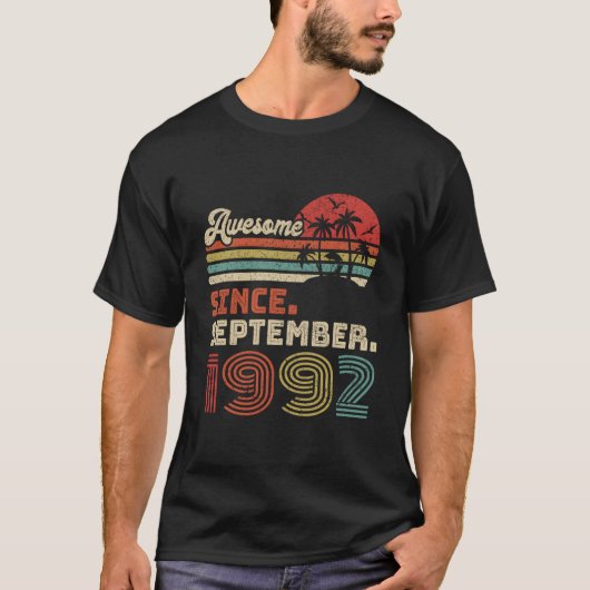 1992年9月から30年間もAwesome Tシャツ (正面)