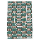 1992生まれ年にクリスチャンの名前を持つ ミディアムペーパーバッグ (裏面)