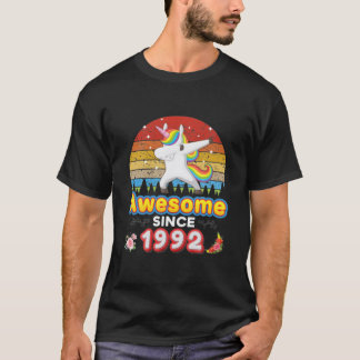 1992素晴らし年から28誕生日ダビングUnicorn F Tシャツ