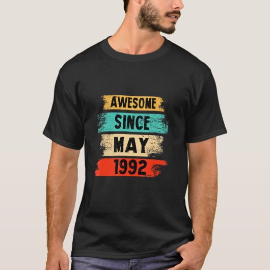 1992素晴らし年3月以来ヴィンテージ30 Tシャツ (正面)