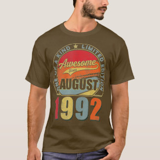 1992素晴らし年30歳威厳がある30歳から Tシャツ