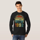 1992素晴らし年6月30歳30歳の誕生日 Tシャツ (正面フル)