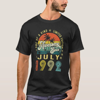 1992素晴らし年7月ヴィンテージ30歳から Tシャツ