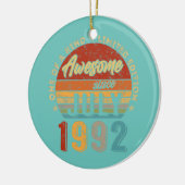 1992素晴らし年7月ヴィンテージ30歳 セラミックオーナメント (左)