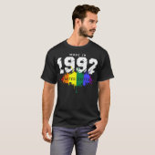 1992誕生日ゲイLGBT Tシャツ (正面フル)