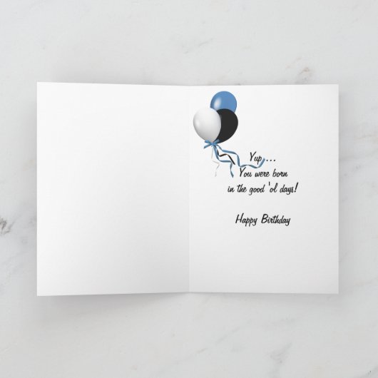 1992誕生日年 カード (内部)