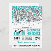 1992高等学校大学懇親会招待状 招待状 (正面/裏面)