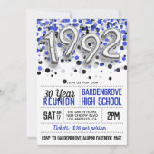 1992高等学校大学懇親会招待状 招待状 (正面)