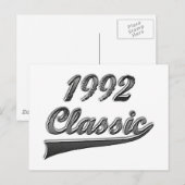 1992 クラシック ポストカード (正面/裏面)