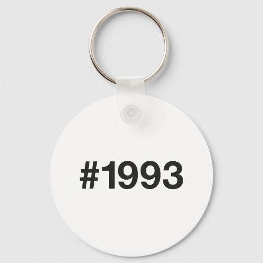 1993ハッシュタグ32誕生日記念日 キーホルダー (正面)