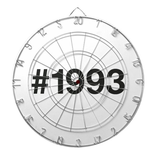 1993ハッシュタグ32誕生日記念日 ダーツボード (正面)