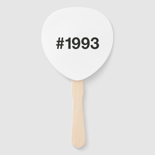 1993ハッシュタグ32誕生日記念日 ハンドファン (正面)