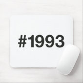 1993ハッシュタグ32誕生日記念日 マウスパッド (マウス)