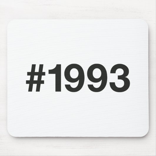 1993ハッシュタグ32誕生日記念日 マウスパッド (正面)