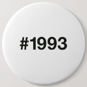 1993ハッシュタグ32誕生日記念日 缶バッジ (正面)