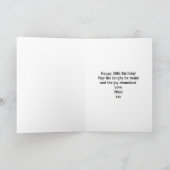 1993パーソナライズされた年生誕生まれ生日ヴィンテージ黒 カード (内部)