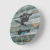 1993ヴィンテージアクリル製壁時計 ラウンド壁時計 (傾斜)