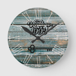 1993ヴィンテージアクリル製壁時計 ラウンド壁時計