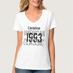 1993人のアメリカ人のクラシックの第21誕生日の白黒 Tシャツ