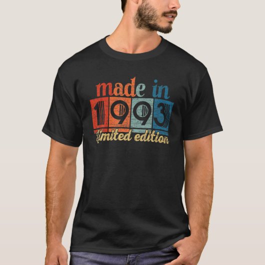 1993年に作成された29歳の誕生日ギフト限定 Tシャツ (正面)