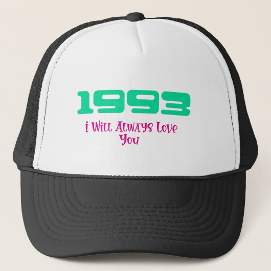 1993年のトップソング、あなたが愛しすぎていた人 キャップ (正面)