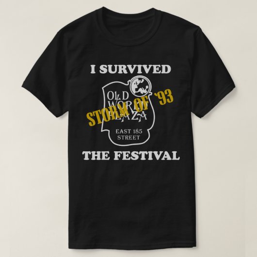 1993年の東185世旧世界フェスティバル嵐 Tシャツ (デザイン正面)