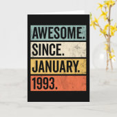 1993年1月から最高の誕生日 カード (黄色い花)