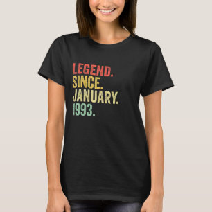 1993年1月30誕生以来30年の伝説 Tシャツ