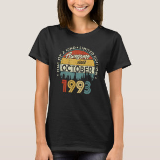 1993年10月29日素晴らし誕生から29歳 Tシャツ