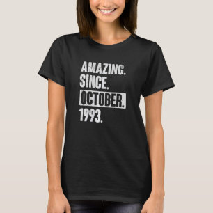 1993年10月29歳29誕生以来アメージング Tシャツ