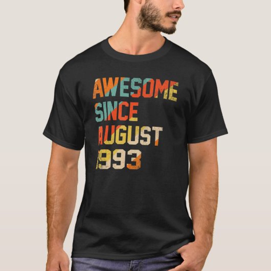 1993年29素晴らし日威厳がある誕生以来29歳 Tシャツ (正面)
