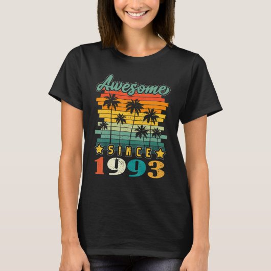 1993年30素晴らし誕生以来30歳 Tシャツ (正面)