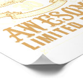 1993年4月30年エディ素晴らしティ限定 ポスター (角)