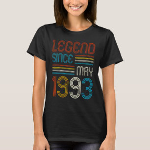 1993年5月30日バレ以来の伝説のための30th誕生日 tシャツ