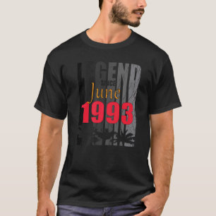 1993年6生まれ月の誕生ことわざ Tシャツ